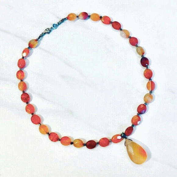 📌Sold locally📌Citrine & carnelian necklace - Picture 4 of 5
